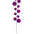VIC-N222870 - 10' Fuchsia Pearl Branch Ball Garland - Vickerman