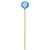 VIC-N234302SV - 3" x 18" Blue Shiny Ball Stick, 12-Pack - Vickerman
