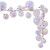 VIC-N240100 - 6' Iridescent Ball Branch Garland - Vickerman