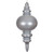 VIC-N241307DCV - 13" Silver Candy Glitter Finial UV - Vickerman