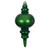 VIC-N241324DCV - 13" Emerald Candy Glitter Finial UV - Vickerman