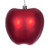 VIC-N241704D - 4" Apple Fruit Matte Ornament, 6-Pack - Vickerman