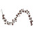 VIC-N250176 - 6' Mocha Matt Shiny Pearl Ball Garland 1-2" - Vickerman