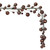 VIC-N250176 - 6' Mocha Matt Shiny Pearl Ball Garland 1-2" - Vickerman
