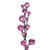 VIC-N250179 - 6' Pink Matt Shiny Pearl Ball Garland 1-2" - Vickerman
