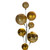 VIC-N250308 - 10' Gold Matt Shiny Pearl Ball Garland 2-4" - Vickerman