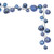 VIC-N250329 - 10' Periwinkle MT Sh Pearl Ball Garland 2-4" - Vickerman