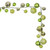 VIC-N250354 - 10' Celadon Mat Shiny Pearl Ball Garland 2-4" - Vickerman