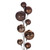 VIC-N250376 - 10' Mocha Mat Shiny Pearl Ball Garland 2-4" - Vickerman