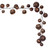 VIC-N250376 - 10' Mocha Mat Shiny Pearl Ball Garland 2-4" - Vickerman