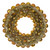 VIC-N250908UV - 28" Gold Matt Shiny Pearl Ball Wreath UV - Vickerman