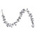 VIC-N251107 - 6' Silver Shiny Ball Branch Garland 1-2" - Vickerman