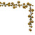 VIC-N251108 - 6' Gold Shiny Ball Branch Garland 1-2" - Vickerman