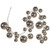 VIC-N251507 - 6' Silver Shiny Ball Branch Garland - Vickerman
