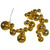 VIC-N251708 - 6' Gold Shiny Ball Branch Garland - Vickerman