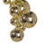 VIC-N251738 - 6' Champagne Shiny Ball Branch Garland - Vickerman