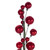 VIC-N252103 - 6' Red Candy Ball Branch Garland 1-2" - Vickerman