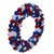 VIC-N253136UV - 36" Patriotic Mix Ball Wreath UV - Vickerman