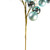 VIC-N254132 - 30" Baby Blue Mat Shiny Ball Ornament Spray 1-2" - Vickerman