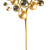 VIC-N254138 - 30" Champagne Mat Shiny Ball Ornament Spray 1-2" - Vickerman