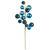 VIC-N254352 - 30" Denim Blue Mat Sh Ball Ornament Spray 2-3" - Vickerman