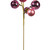 VIC-N254379 - 30" Pink Matte Shiny Ball Ornament Spray 2-3" - Vickerman