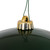 VIC-N592074DCV - 8" Midnight Green Candy Ball UV Drilled Cap - Vickerman