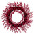 VIC-P240128 - 28" Red Crab Apple Mixed Berry Wreath - Vickerman