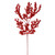 VIC-P250503UV - 14" Red Glitter Berry Pick UV, 3-Pack - Vickerman