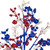 VIC-P251155UV - 28" Red/White/Blue Berry Spray UV, 2-Pack - Vickerman