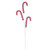 VIC-PRQ250330 - 30" Red Peppermint Candy Cane Spray, 2-Pack - Vickerman