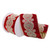 VIC-Q222319 - 4"x5yd Red Velvet Ribbon Gold Sequin - Vickerman