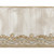VIC-Q222528 - 4"x5yd Champagne Gold Embroidery Ribbon - Vickerman