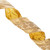 VIC-Q222767 - 4"x5yd Gold Pearl/Jewels Ribbon - Vickerman