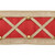 VIC-Q223179 - 2.5"x5yd Red/Gold Nut Cracker Ribbon - Vickerman