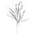 VIC-QG223307 - 34" Silver Wavy/Spiral Glitter Spray, 6-Pack - Vickerman