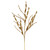 VIC-QG223308 - 34" Gold Wavy/Spiral Glitter Spray, 6-Pack - Vickerman