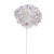 VIC-QG241201 - 24" Cream Frosted Hydrangea 12" Flower - Vickerman