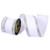 VIC-QK251600 - 4"x5yd White Velvet Silver Jewel Trim - Vickerman