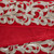 VIC-QK252603 - 4"x5yd Red Velvet Jewel Champagne Scroll - Vickerman