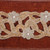 VIC-QK253776 - 4"x5yd Mocha Velvet Champagne/Gold Bead - Vickerman