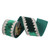 VIC-QK253824 - 4"x5yd Emerald Velvet Chmp Pearl Jewel Trim - Vickerman