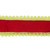 VIC-QK254500 - 1.5"x10yd Red Velvet Lime Pom Pom - Vickerman
