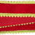 VIC-QK254500 - 1.5"x10yd Red Velvet Lime Pom Pom - Vickerman