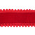 VIC-QK254503 - 1.5"x10yd Red Velvet Red Pom Pom - Vickerman