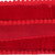VIC-QK254503 - 1.5"x10yd Red Velvet Red Pom Pom - Vickerman