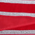 VIC-QK256303 - 4"x5yd Red Velvet Silver Jewel Trim - Vickerman