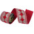 VIC-QK256403 - 4"x5yd Red Velvet Scallop Chmp/Red Jewel - Vickerman