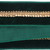 VIC-QK258124 - 2.5"x5yd Emerald Velvet Gold Drop Jewel - Vickerman