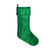 VIC-QTX24020 - 8" x 19" Green Metallic Stocking - Vickerman